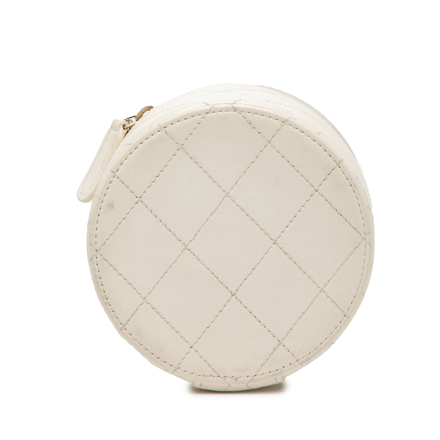 Chanel Quilted Lambskin Chain and Charm Vanity Case