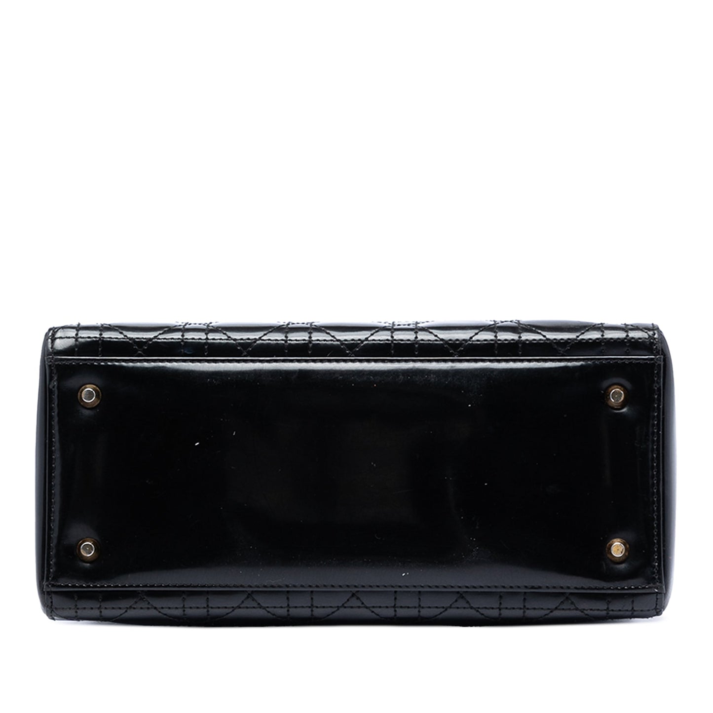 Dior Medium Patent Cannage Lady Dior