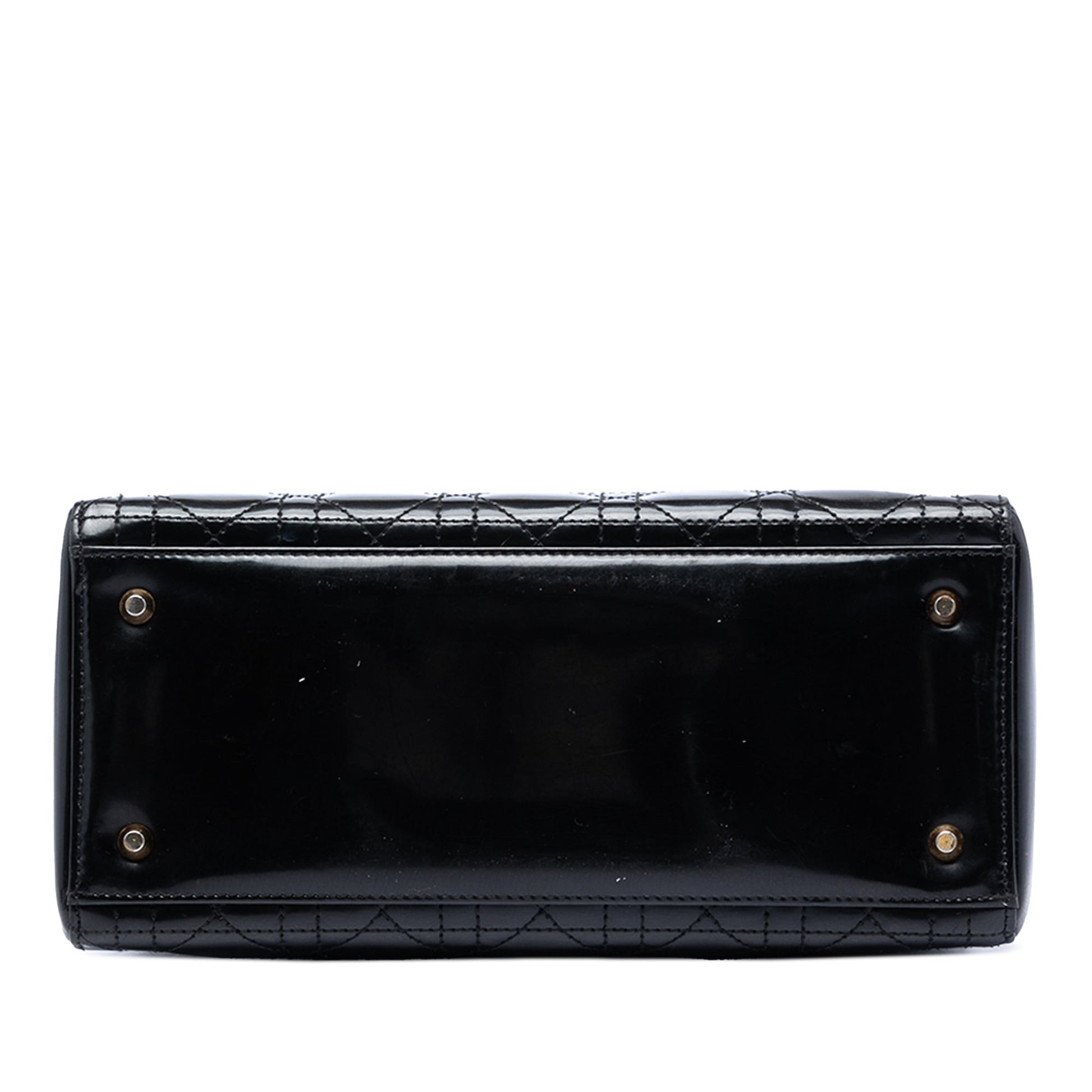 Dior Medium Patent Cannage Lady Dior