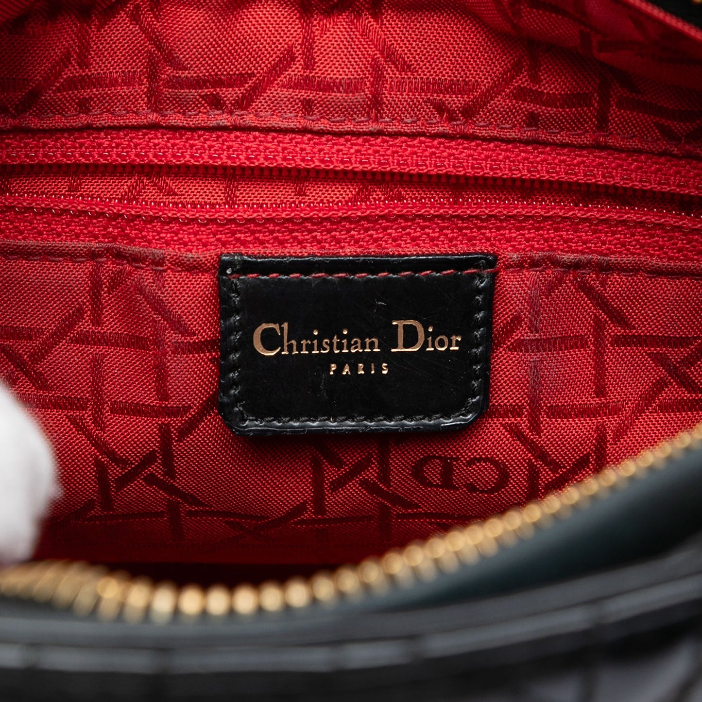 Dior Medium Patent Cannage Lady Dior