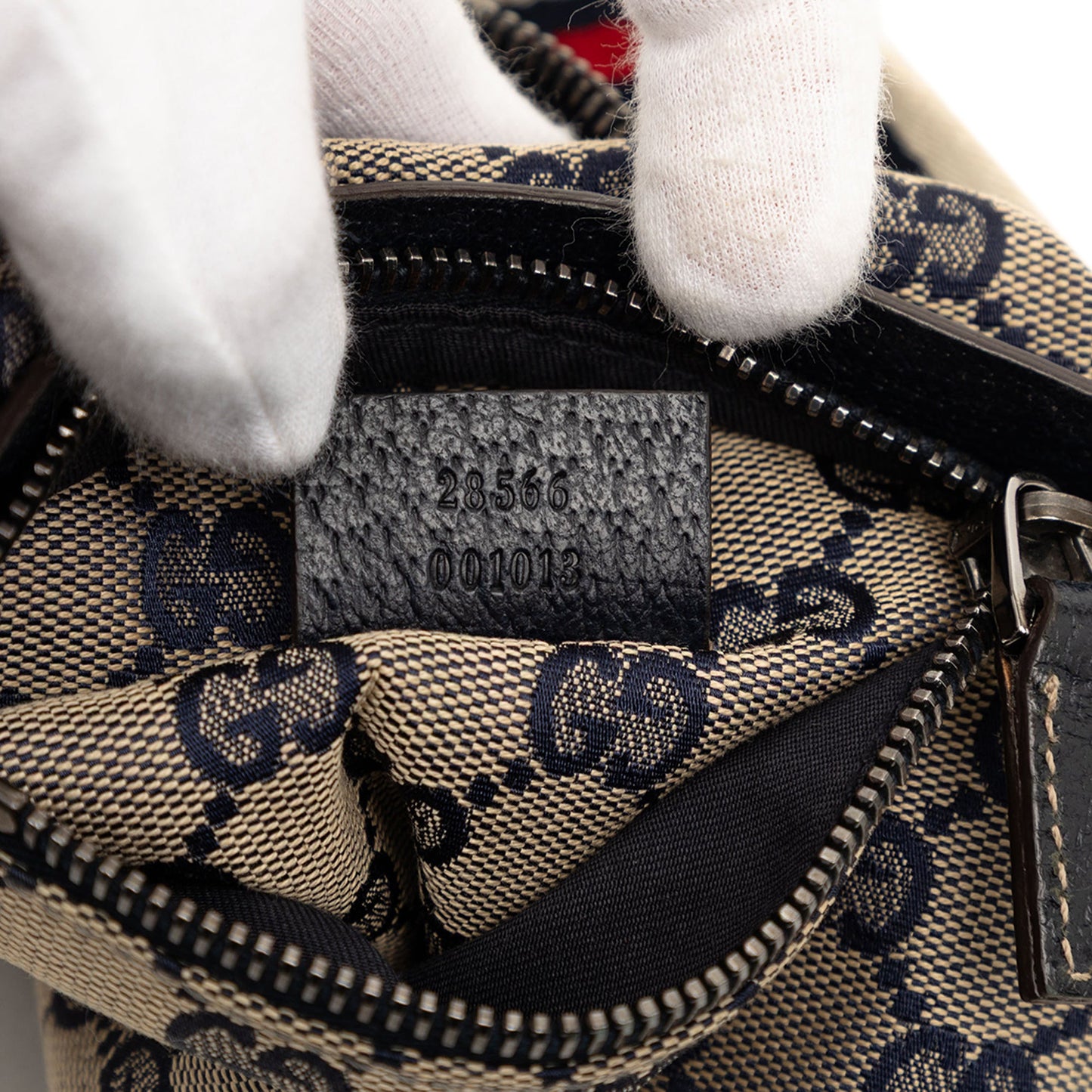 Gucci GG Canvas Web Double Pocket Belt Bag
