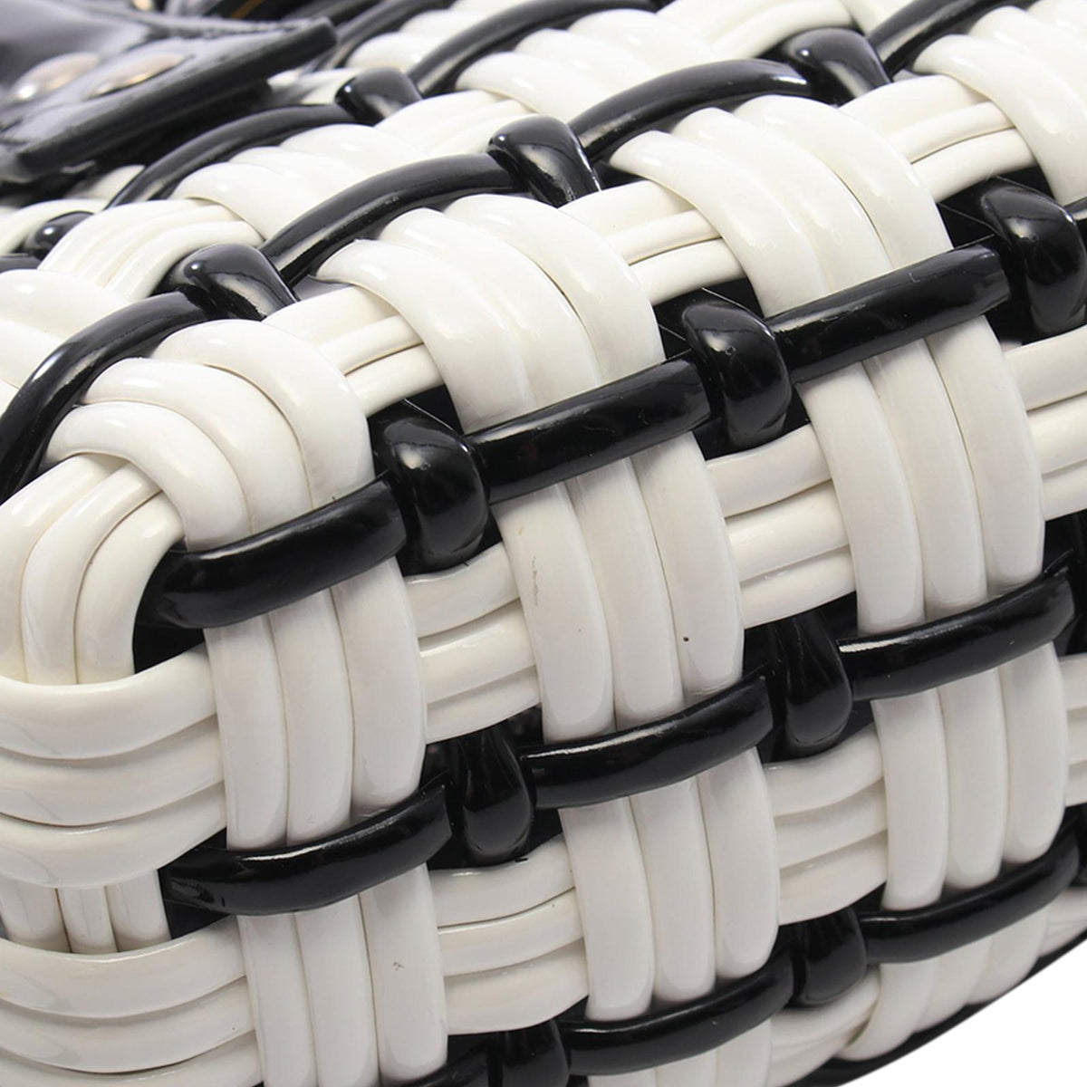 Balenciaga Faux Leather Bistro Basket Bag XXS