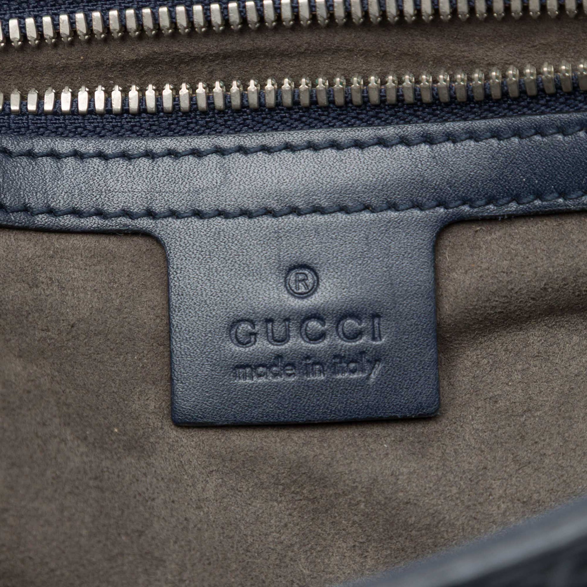 Gucci Guccissima Flap Messenger Bag