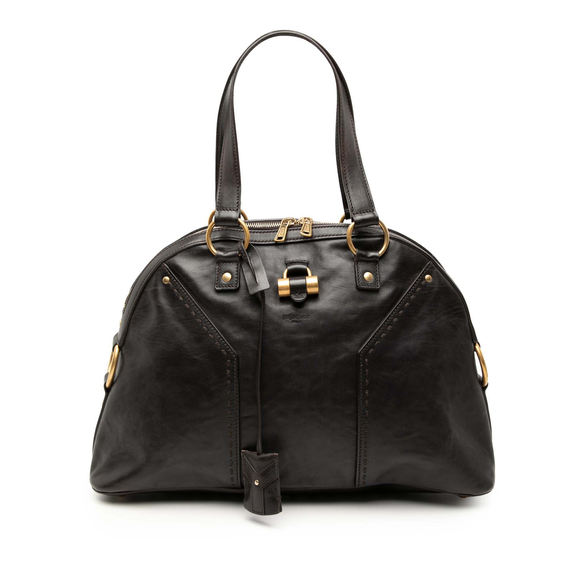 Saint Laurent Medium Leather Muse Shoulder Bag