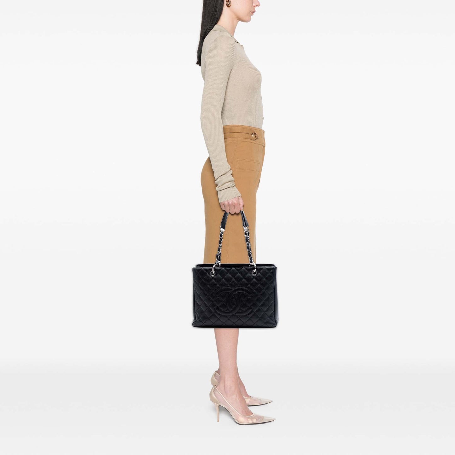 Chanel Caviar Grand Shopping Tote