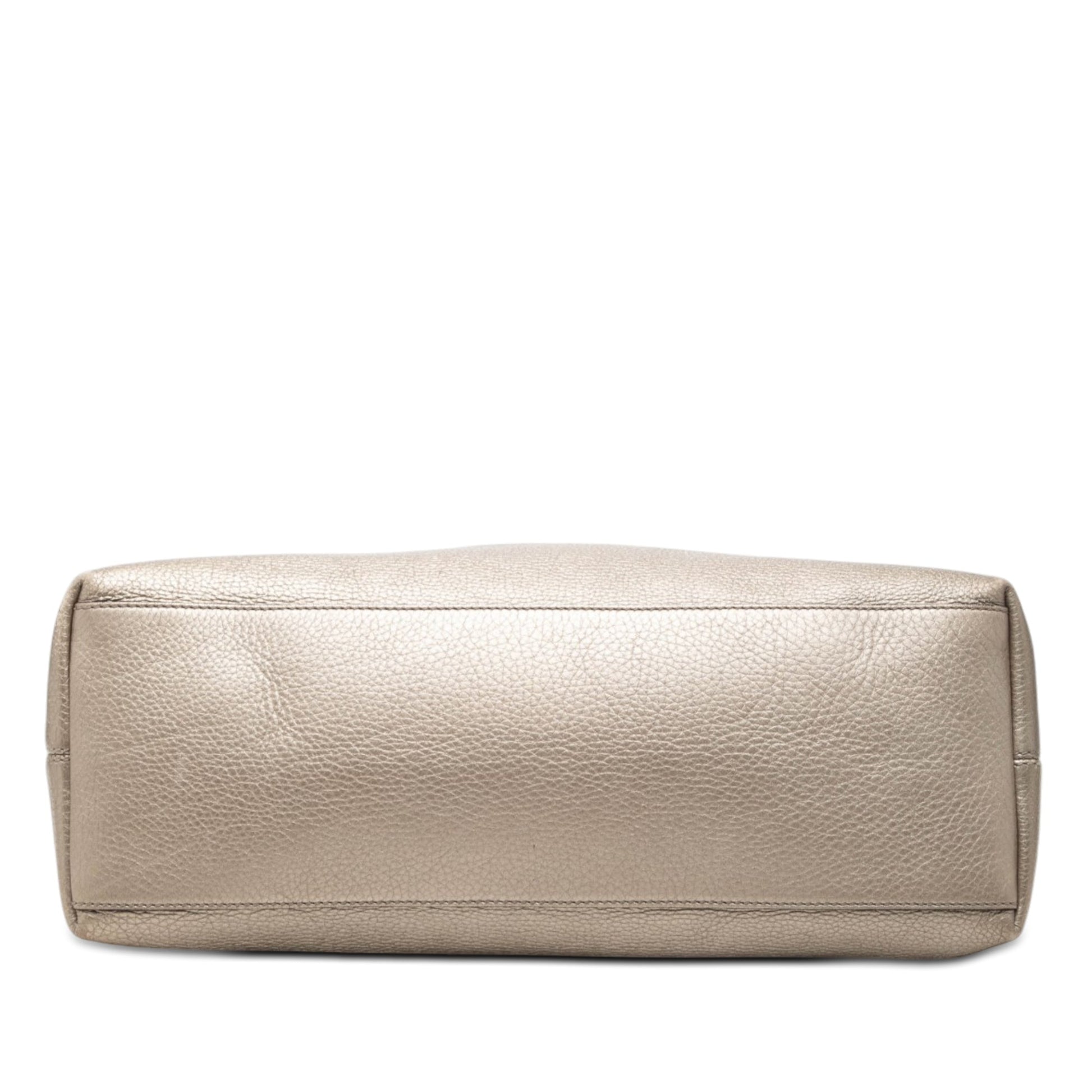 Gucci Medium Metallic Calfskin Soho Chain Tote