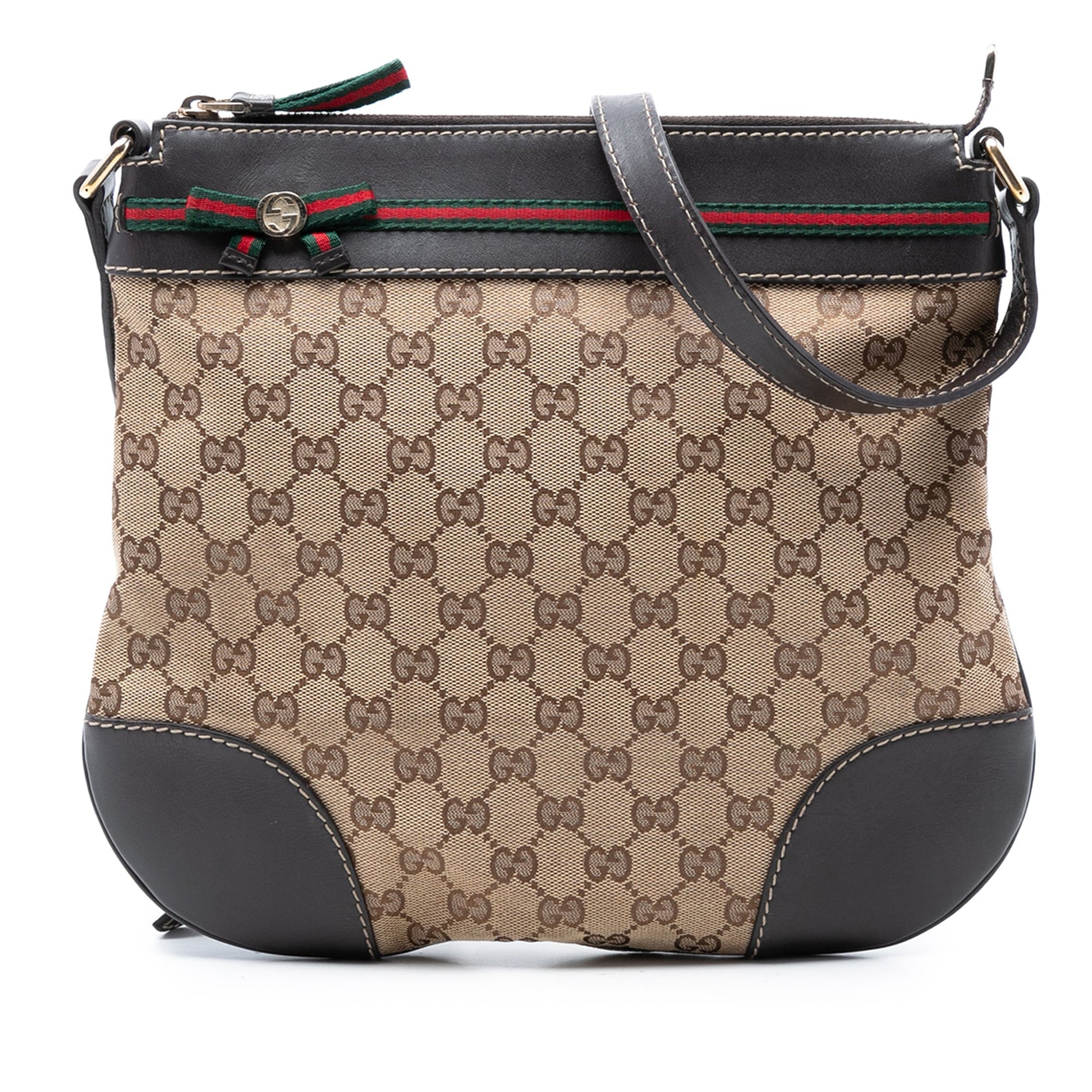 Gucci GG Canvas Web Mayfair Crossbody