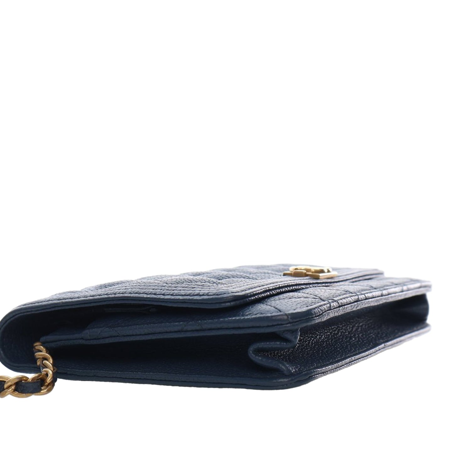 Chanel Quilted Caviar Boy Wallet on Chain