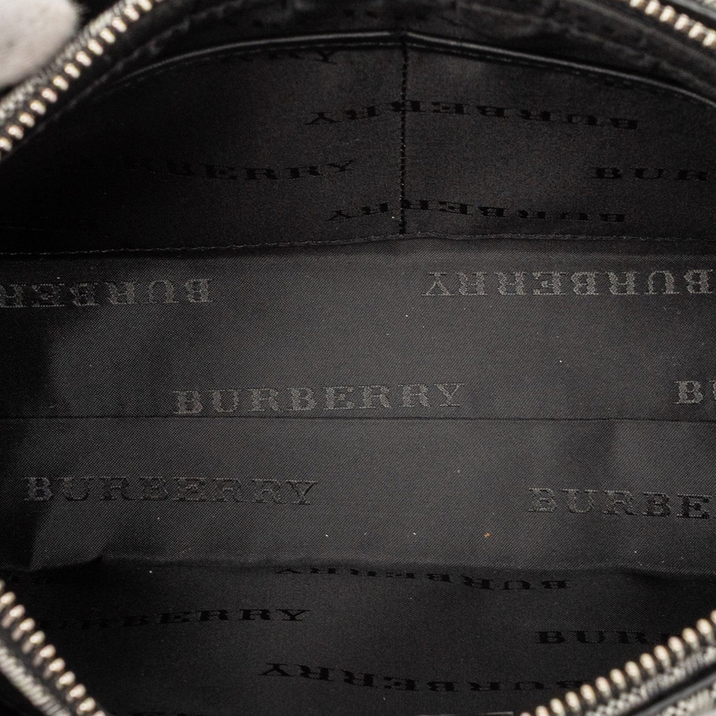 Burberry Tonal Check Canvas Shoulder Bag