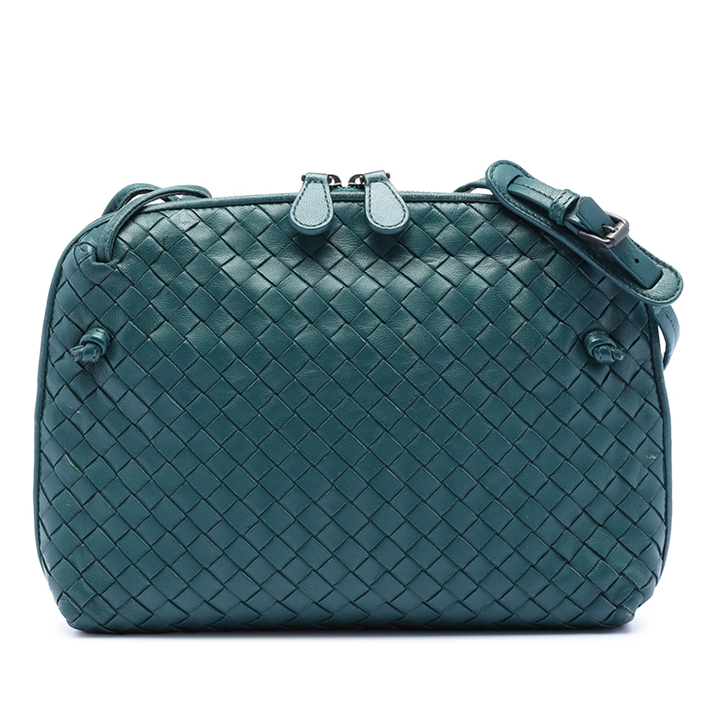 Bottega Veneta Nappa Intrecciato Nodini Crossbody