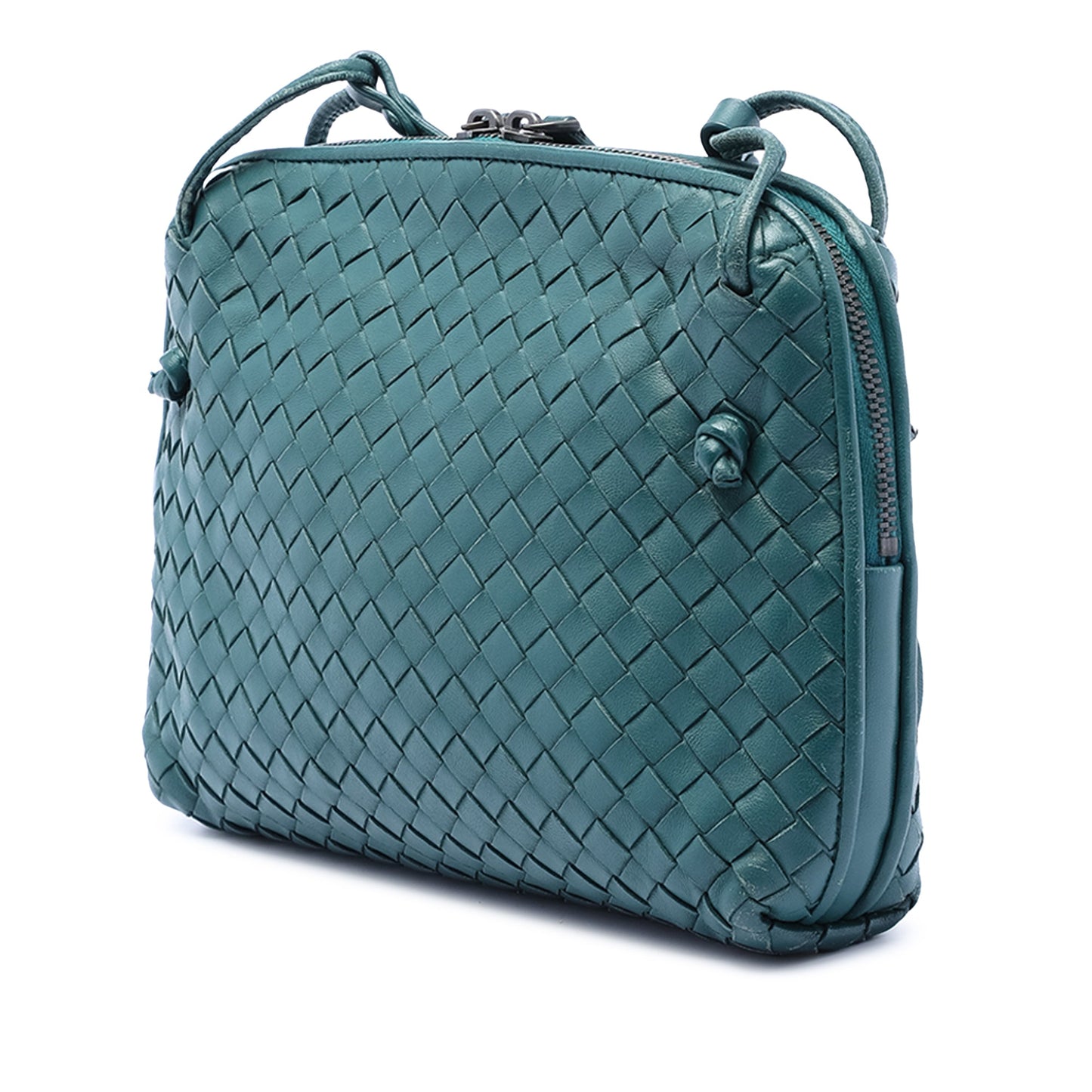 Bottega Veneta Nappa Intrecciato Nodini Crossbody