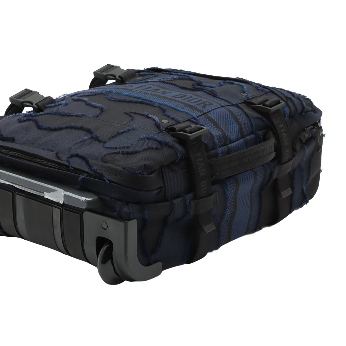 Dior DiorTravel Camouflage Technical Canvas Luggage Bag — Black