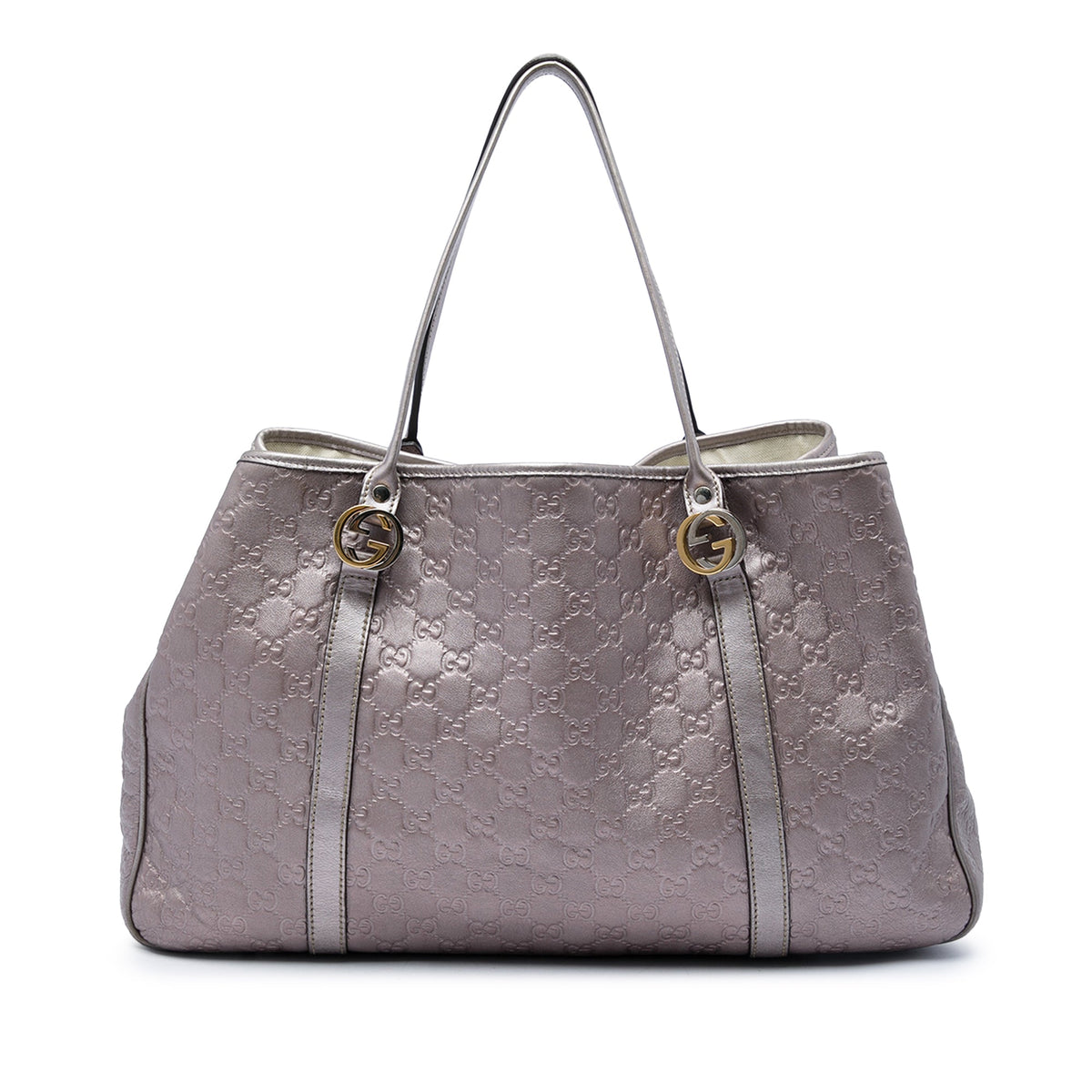 Gucci Large Metallic Guccissima Twins Tote