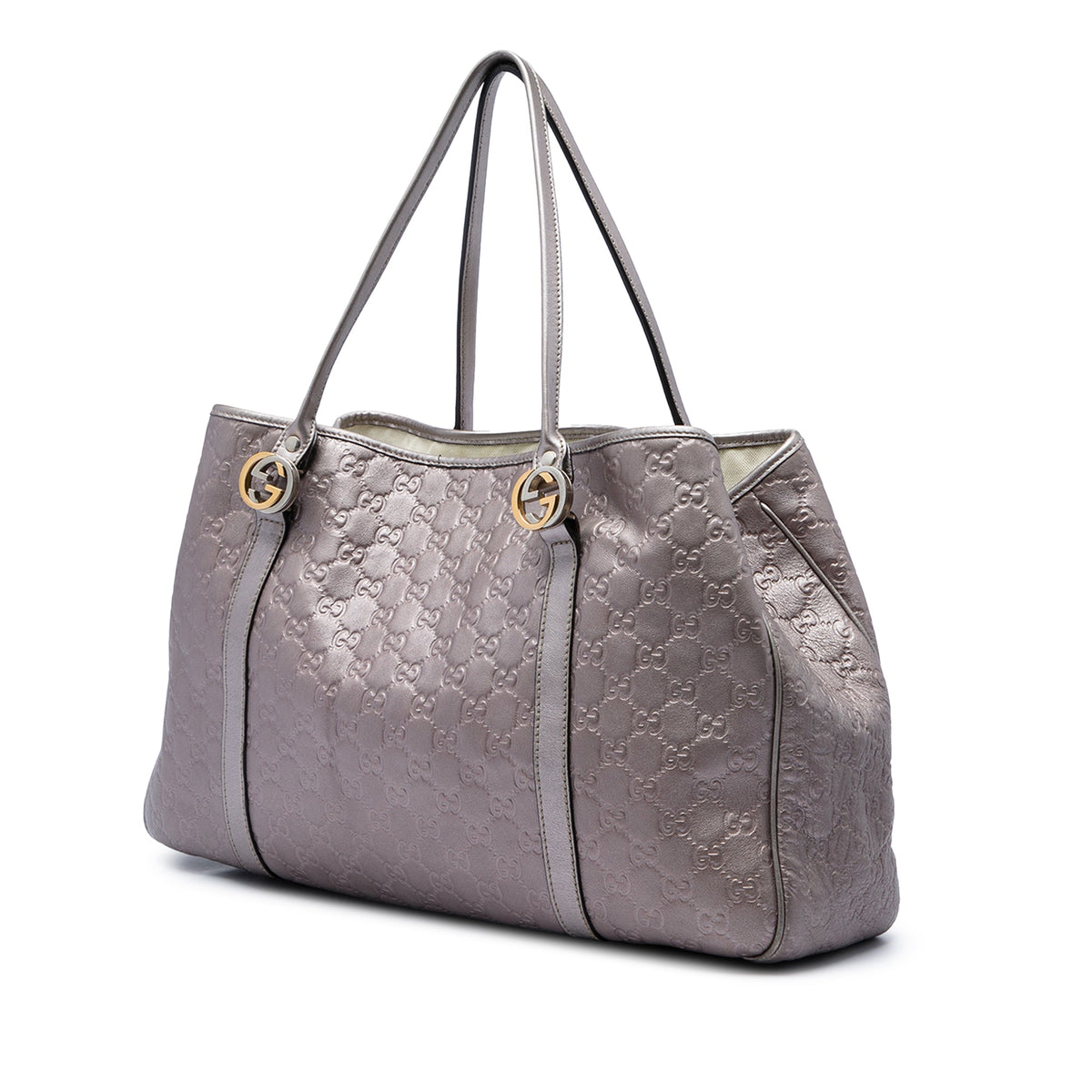 Gucci Large Metallic Guccissima Twins Tote