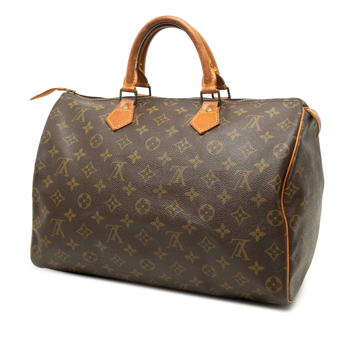 Louis Vuitton Monogram Speedy 35 — Brown