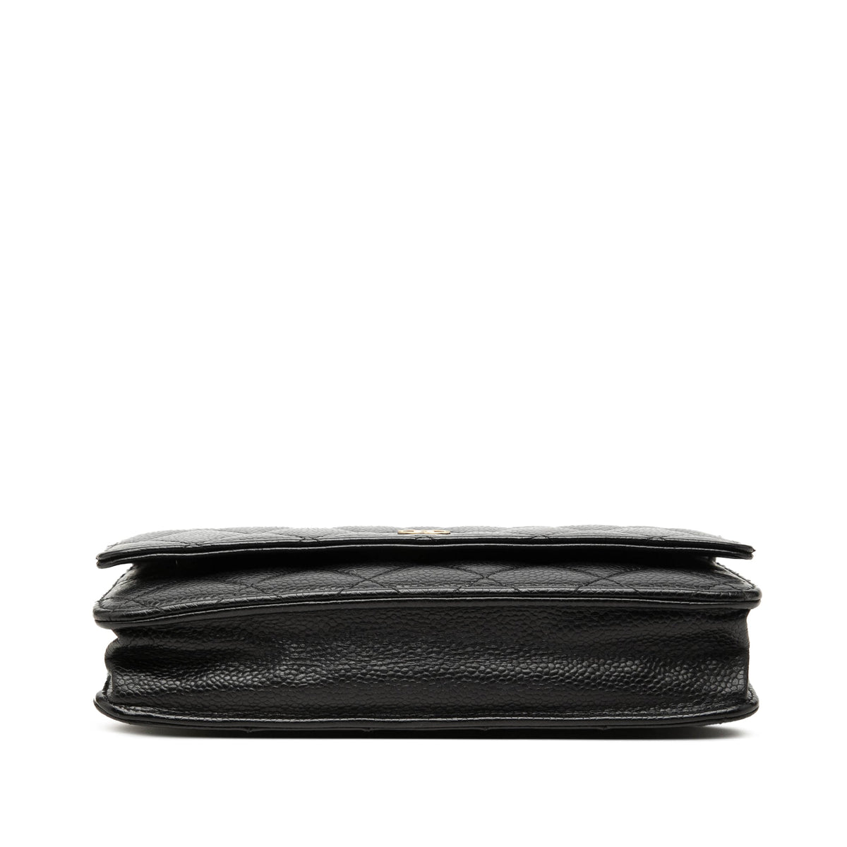 Chanel CC Quilted Caviar Wallet on Chain