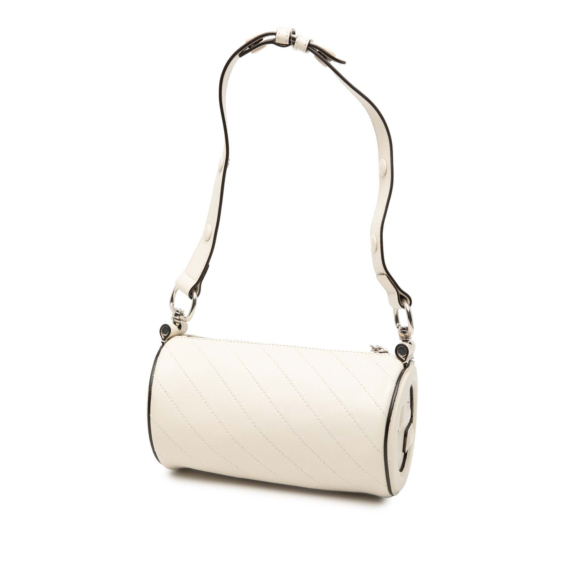 Gucci Mini Leather Blondie Barrel Shoulder Bag