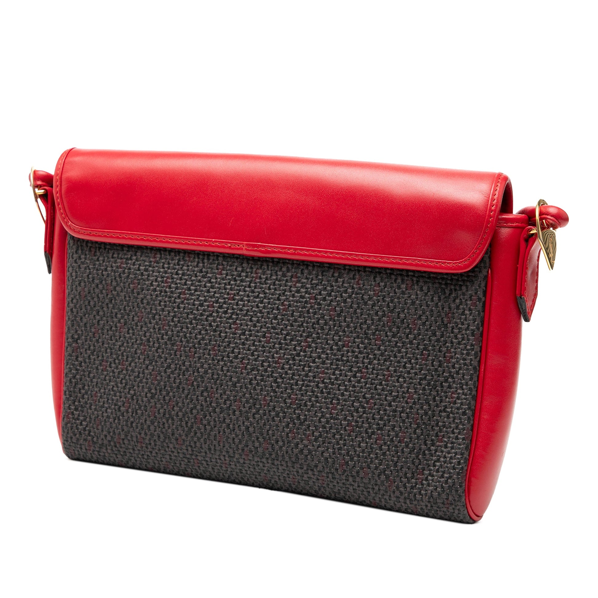 Saint Laurent Coated Canvas Envelope Crossbody
