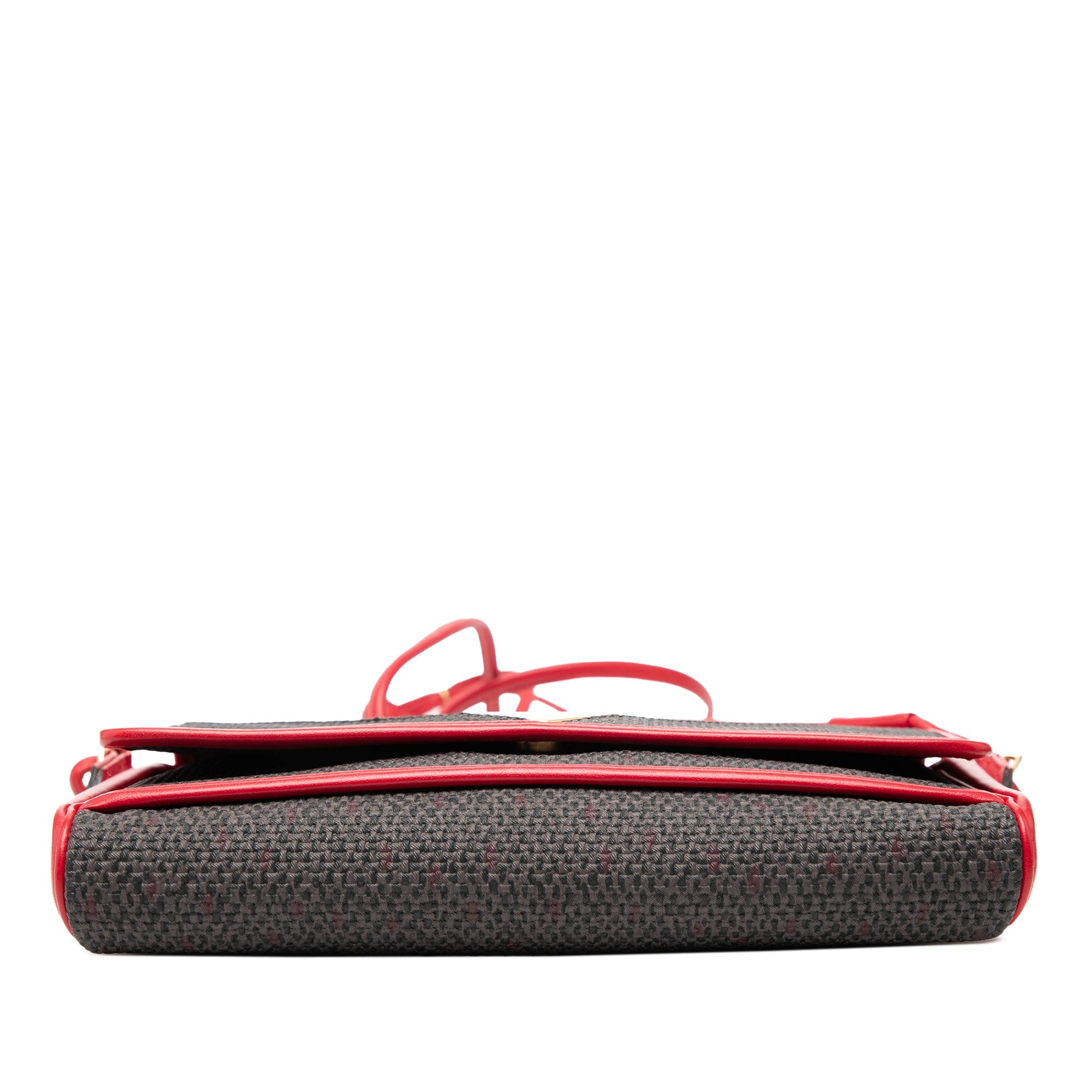 Saint Laurent Coated Canvas Envelope Crossbody