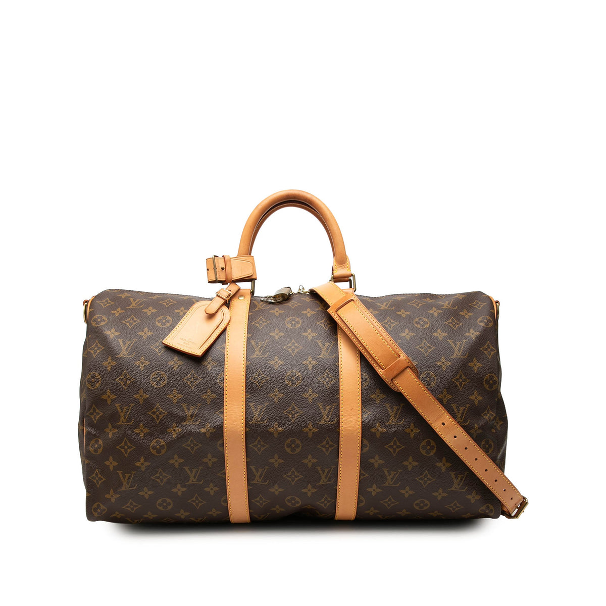 Louis Vuitton Monogram Keepall Bandouliere 50 — Brown