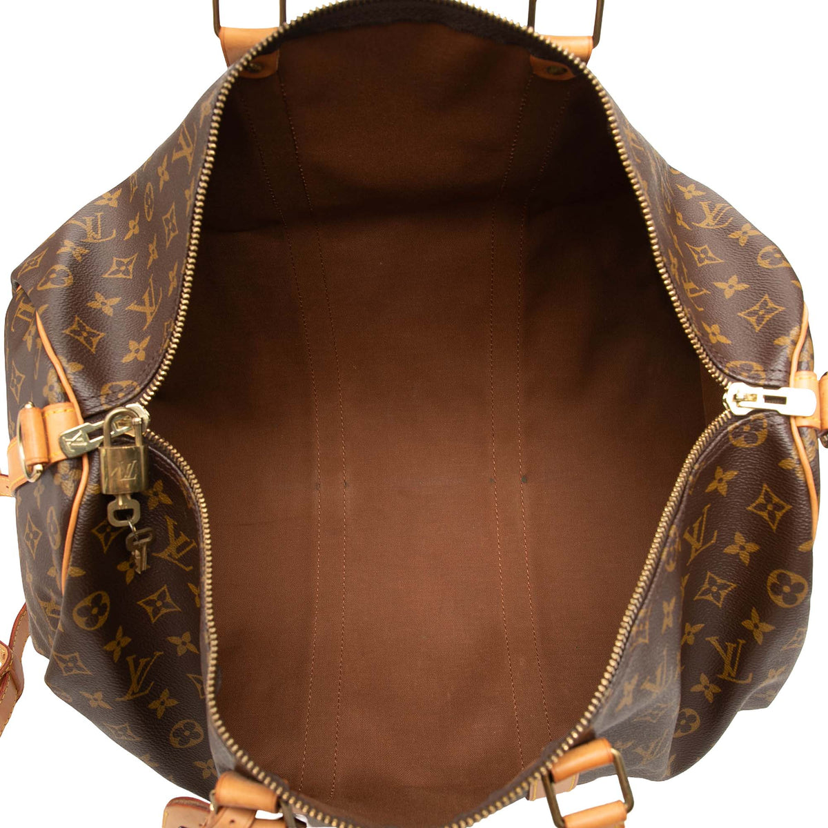 Louis Vuitton Monogram Keepall Bandouliere 50 — Brown