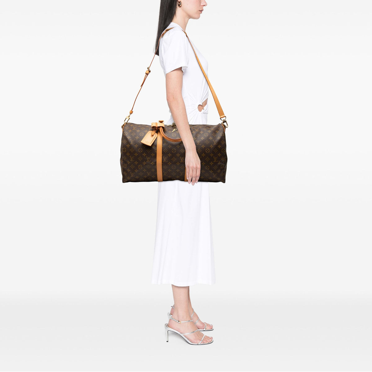 Louis Vuitton Monogram Keepall Bandouliere 50 — Brown