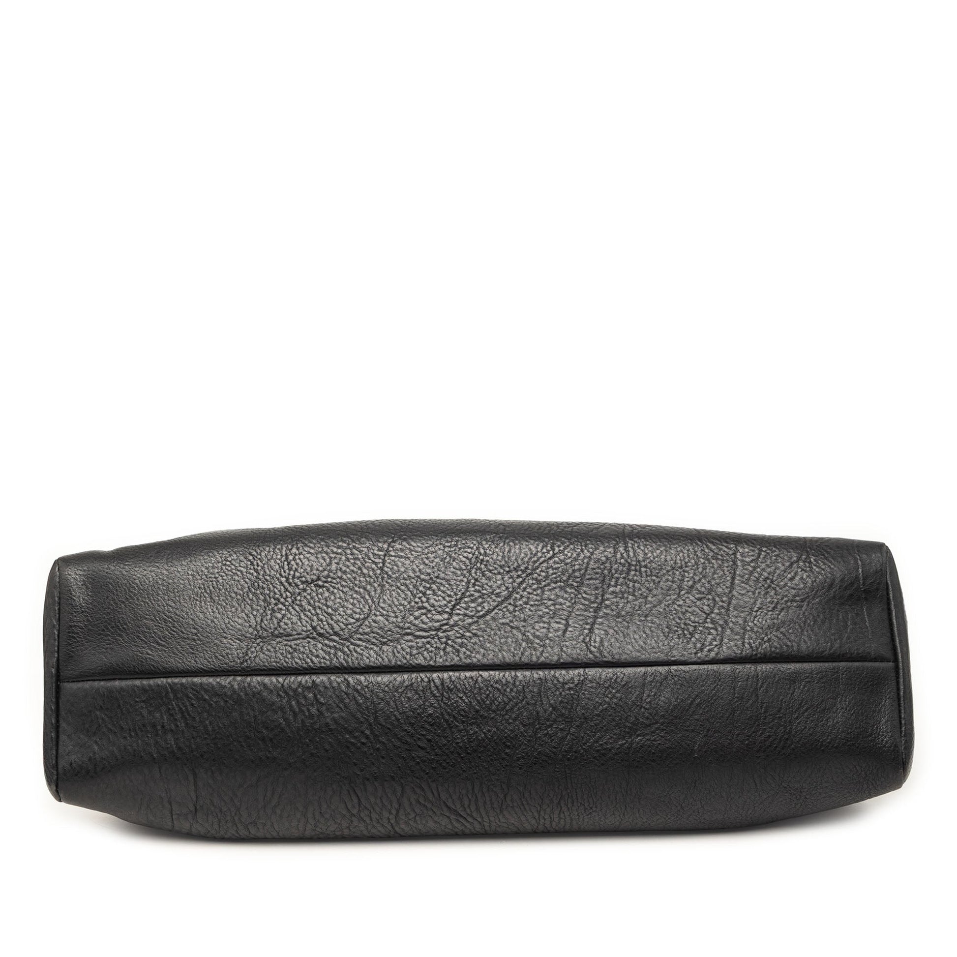 Gucci Calfskin Wood Frame Handbag