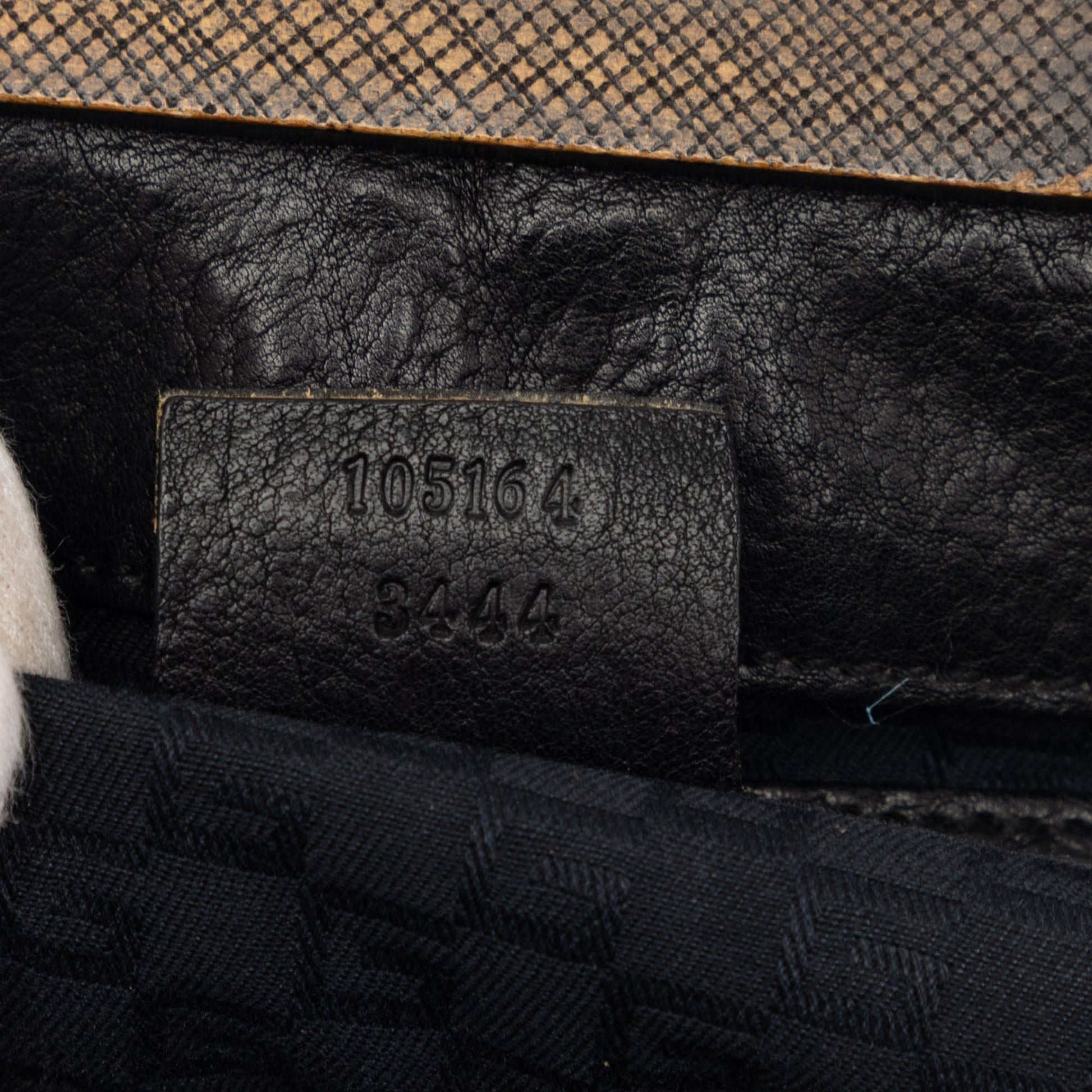 Gucci Calfskin Wood Frame Handbag