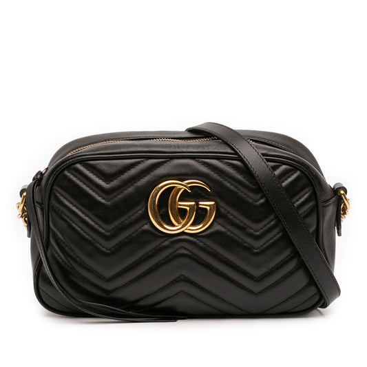 Gucci Small GG Marmont Matelasse Calfskin Crossbody
