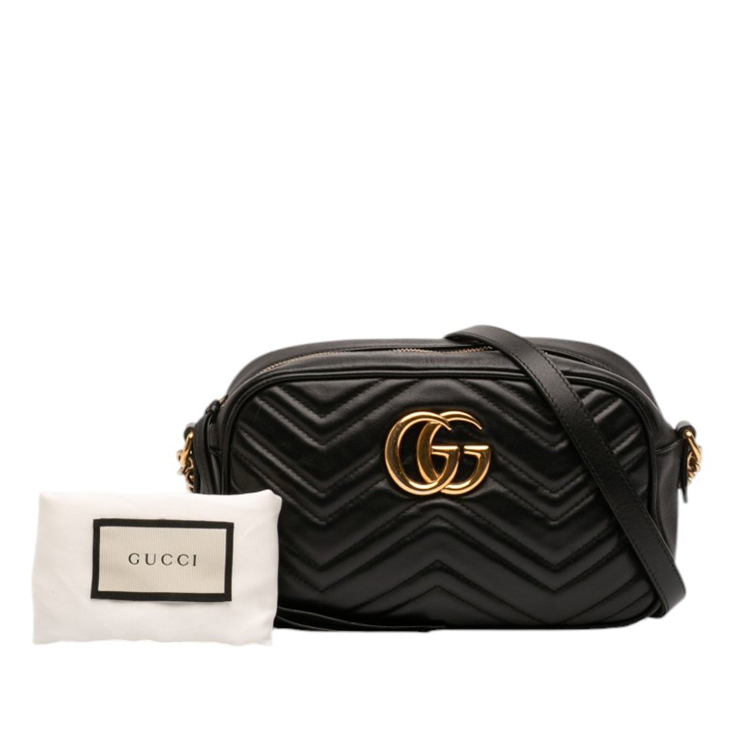 Gucci Small GG Marmont Matelasse Calfskin Crossbody