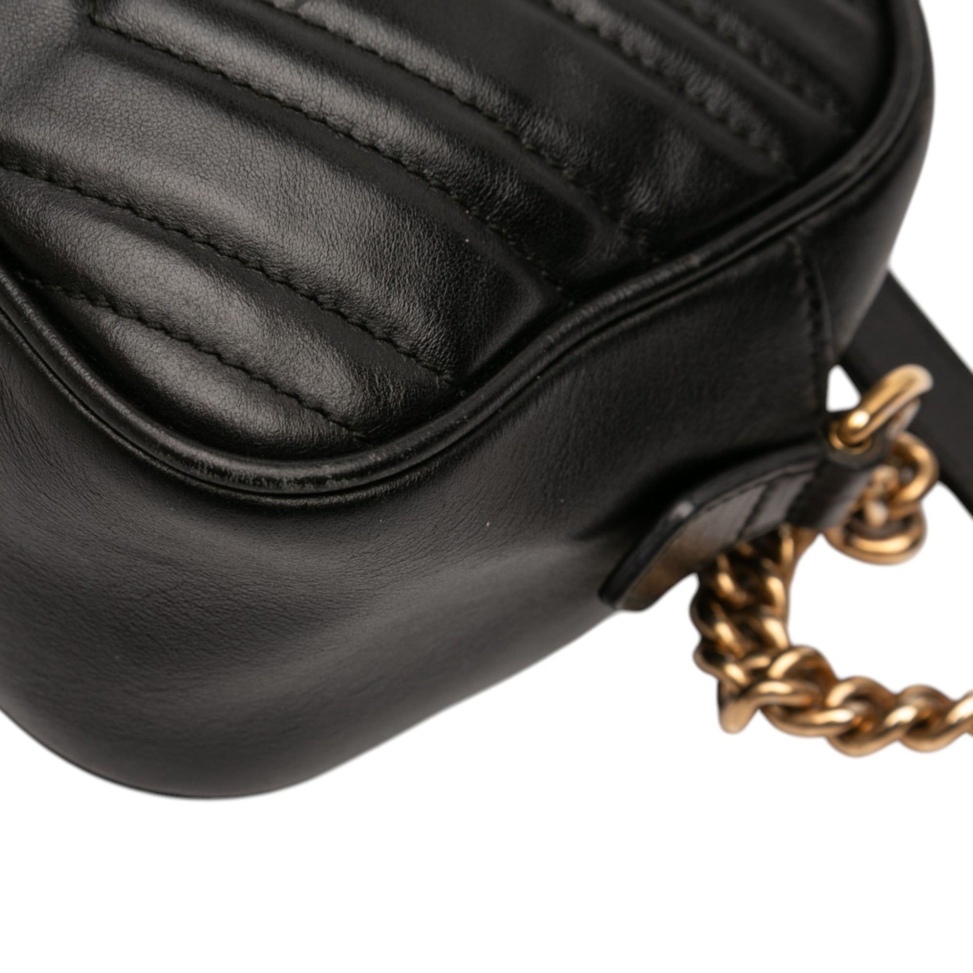 Gucci Small GG Marmont Matelasse Calfskin Crossbody