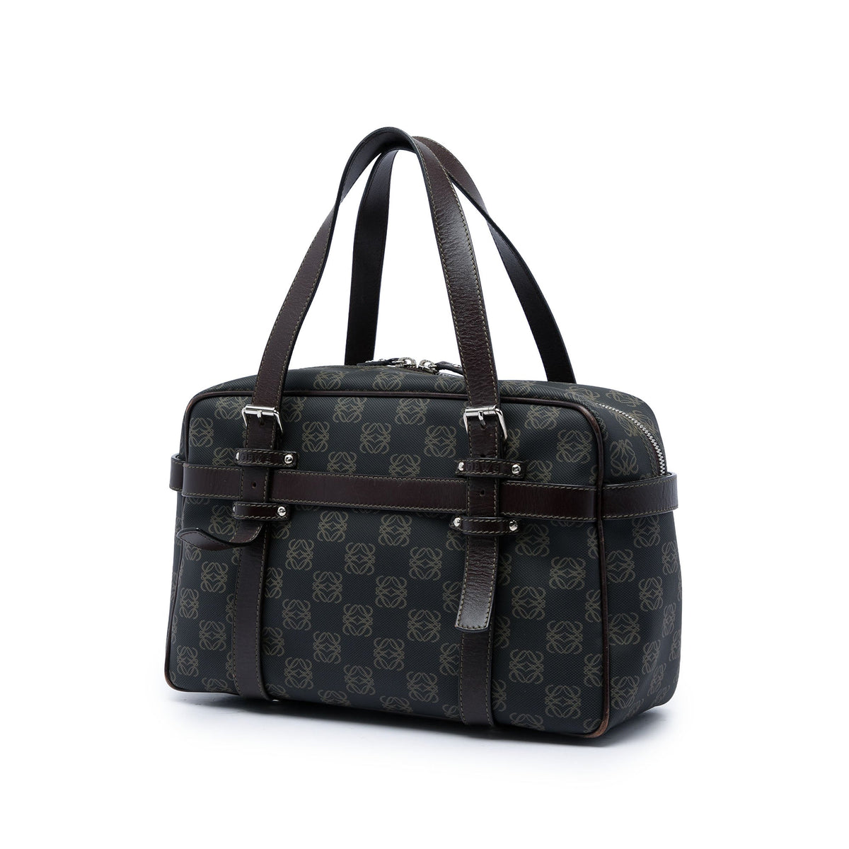 LOEWE Anagram Coated Canvas Handbag