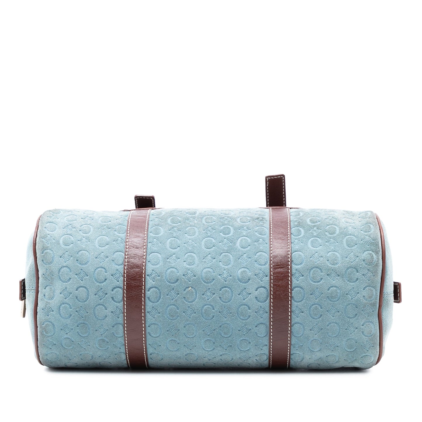 Celine C Macadam Suede Shoulder Bag