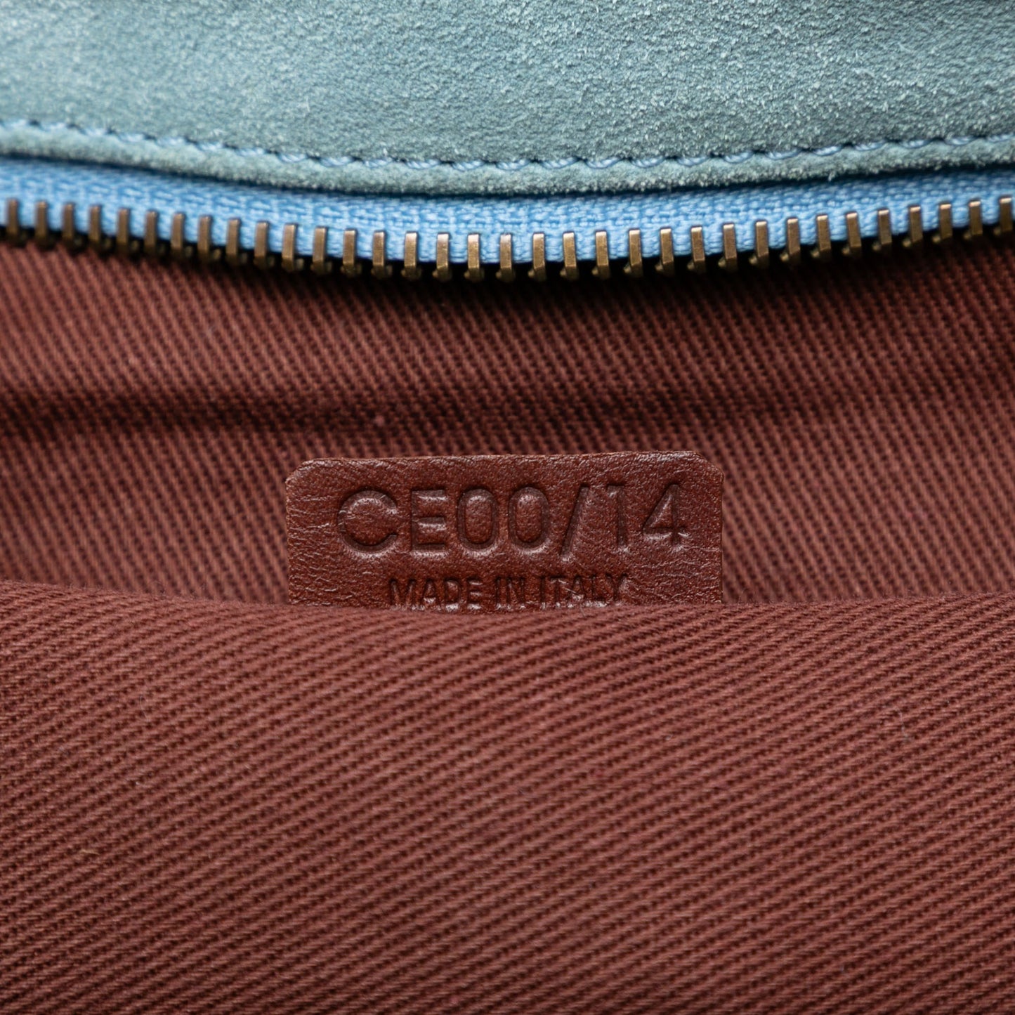 Celine C Macadam Suede Shoulder Bag