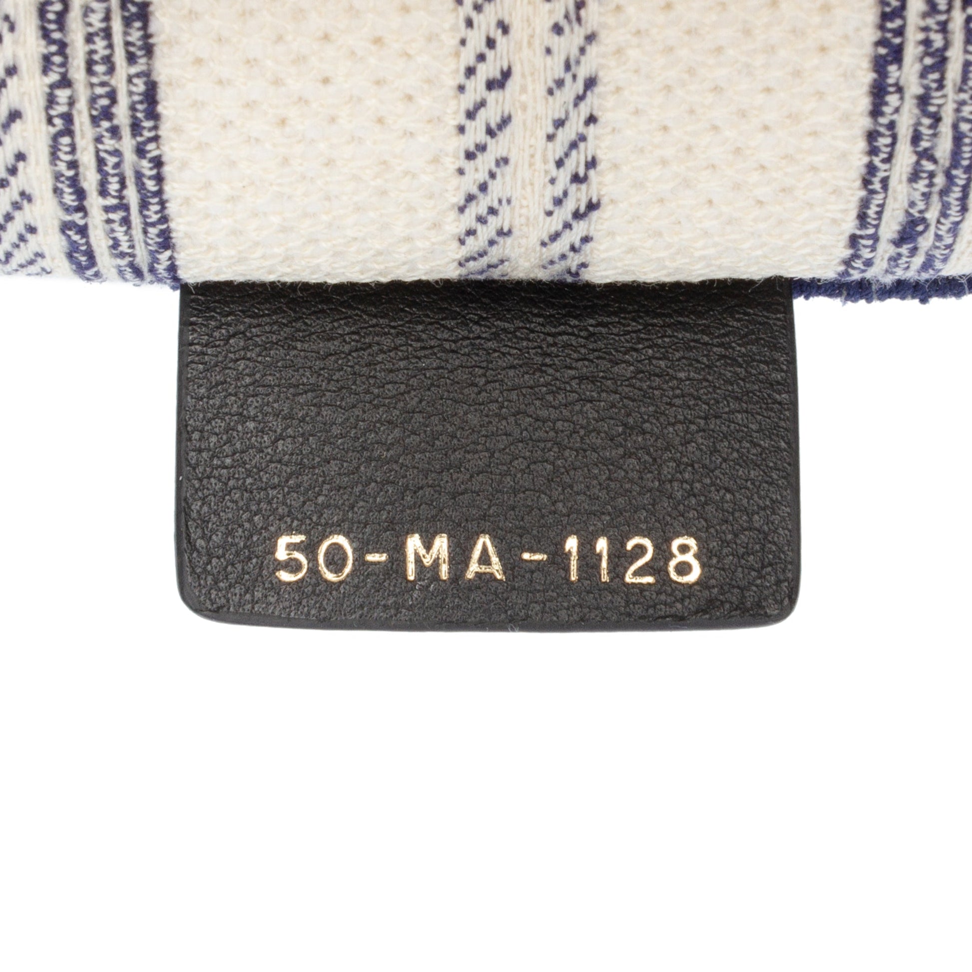 Dior Large Canvas Striped Book Tote