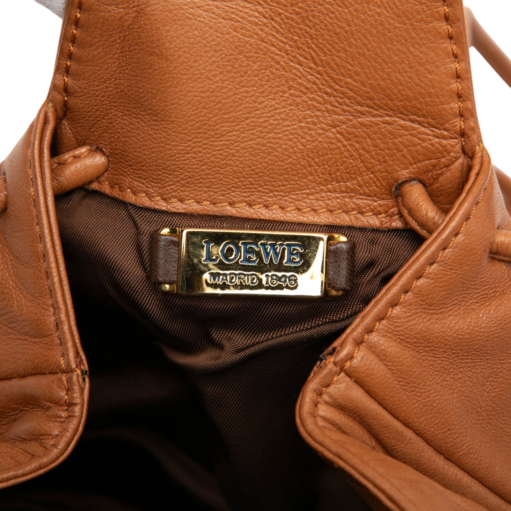 LOEWE Mini Anagram Leather Crossbody