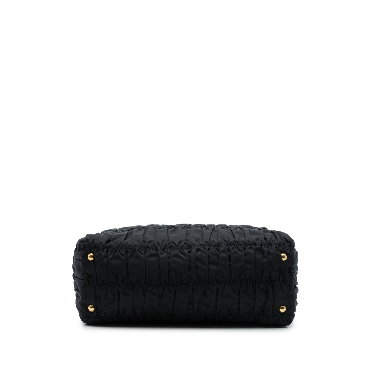 Prada Tessuto Gaufre Satchel — Black