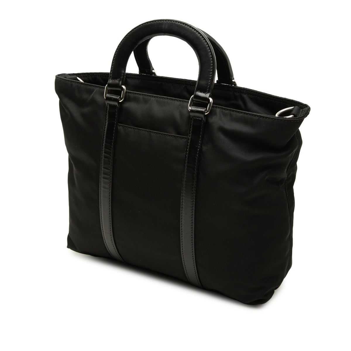 Prada Tessuto Satchel — Black