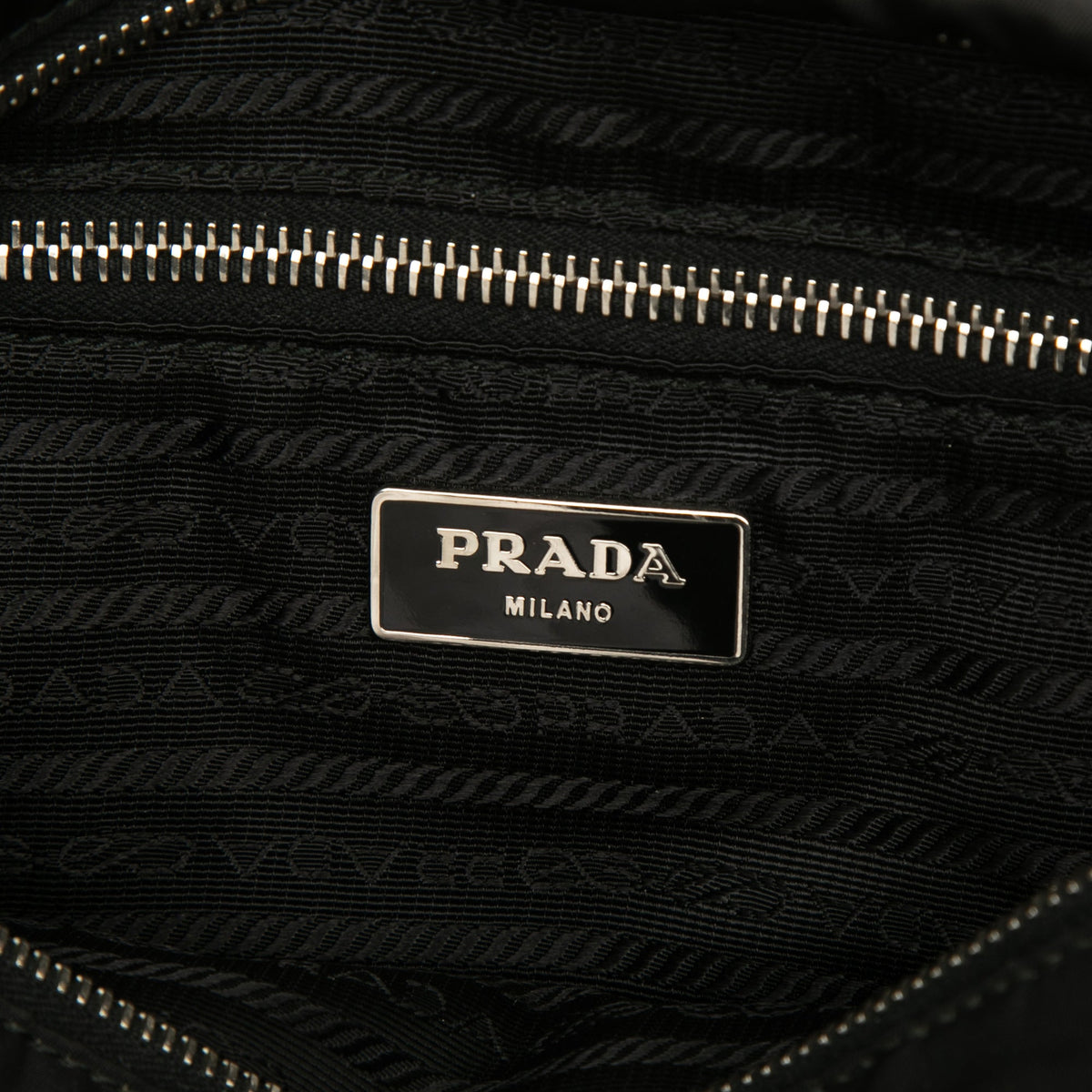 Prada Tessuto Satchel — Black