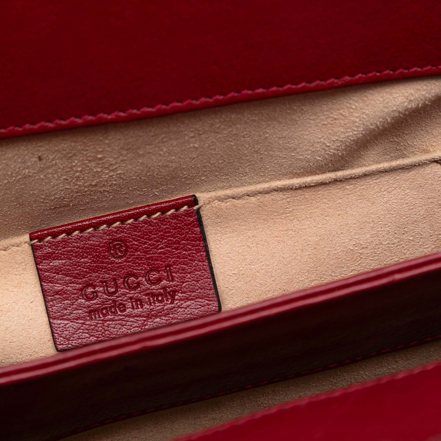 Gucci Small Suede Web Ophidia Chain Crossbody