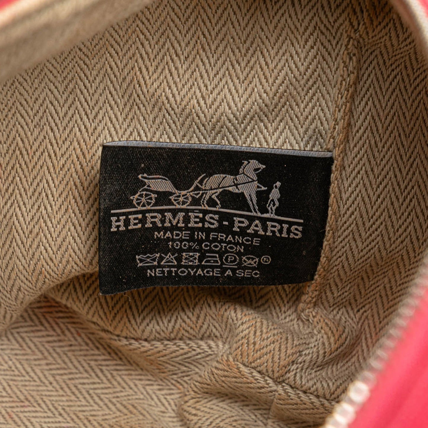 Hermès Small Toile Bride A Brac Case