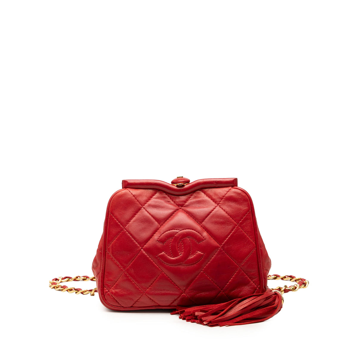 Chanel CC Quilted Lambskin Frame Belt Bag