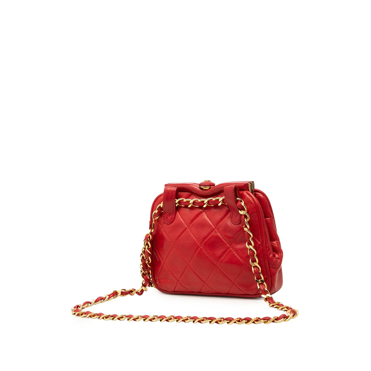 Chanel CC Quilted Lambskin Frame Belt Bag