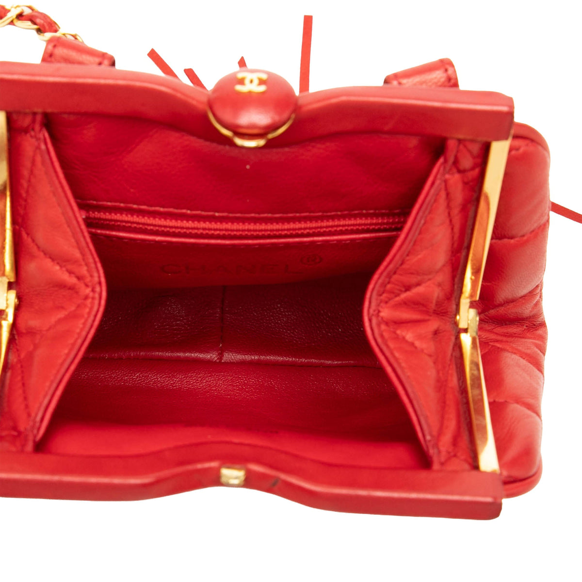 Chanel CC Quilted Lambskin Frame Belt Bag