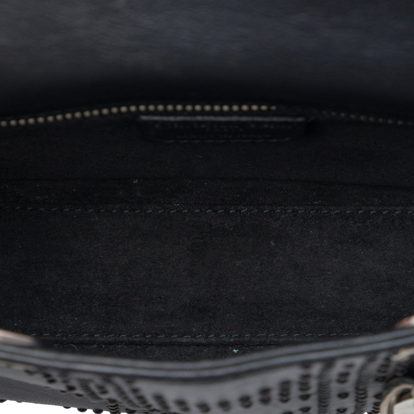 Dior Mini Calfskin Cannage Studded Lady Dior