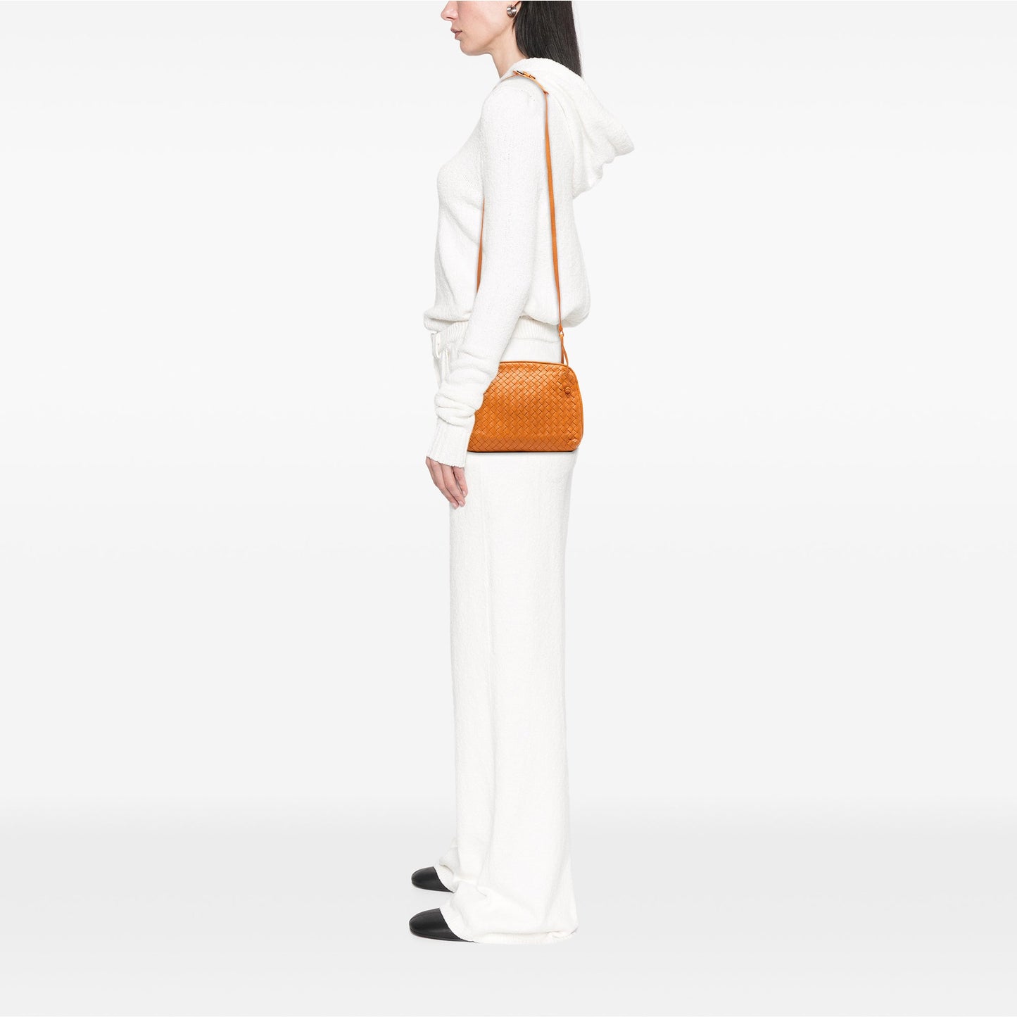 Bottega Veneta Nappa Intrecciato Nodini Crossbody