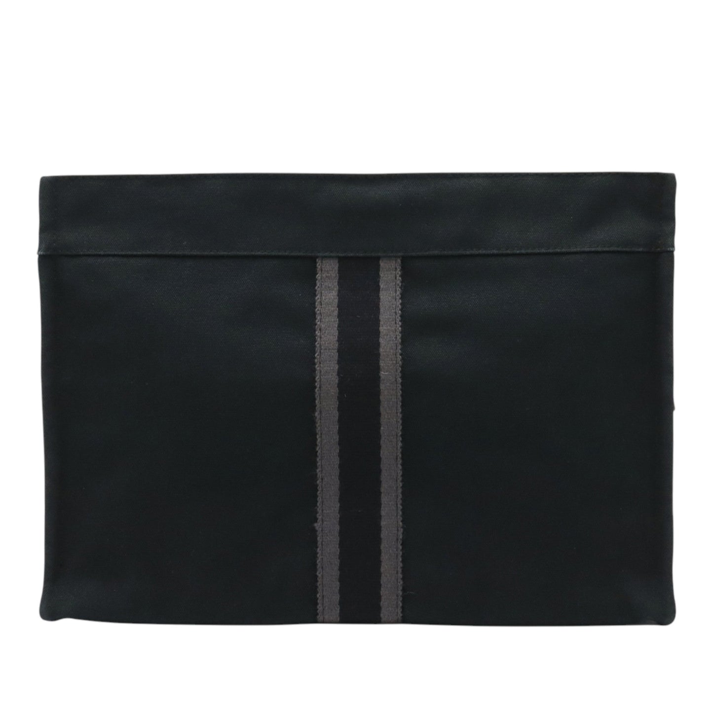 Hermès Canvas Fourre Tout Clutch