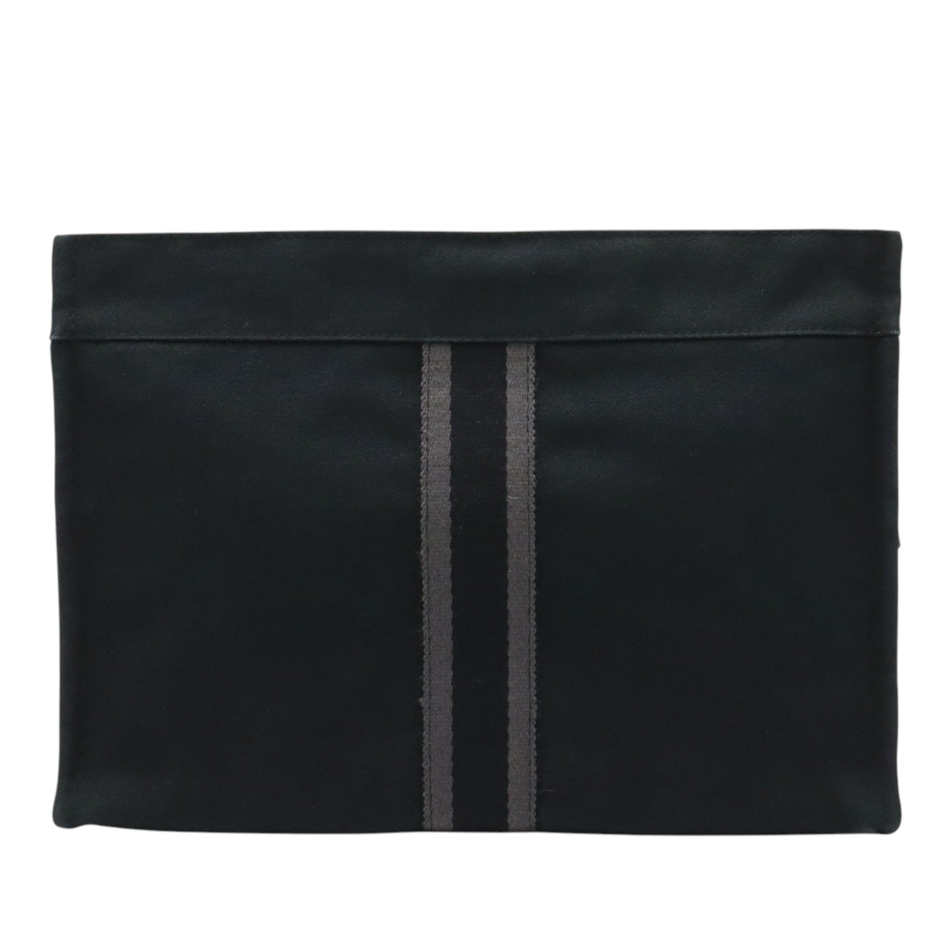 Hermès Canvas Fourre Tout Clutch
