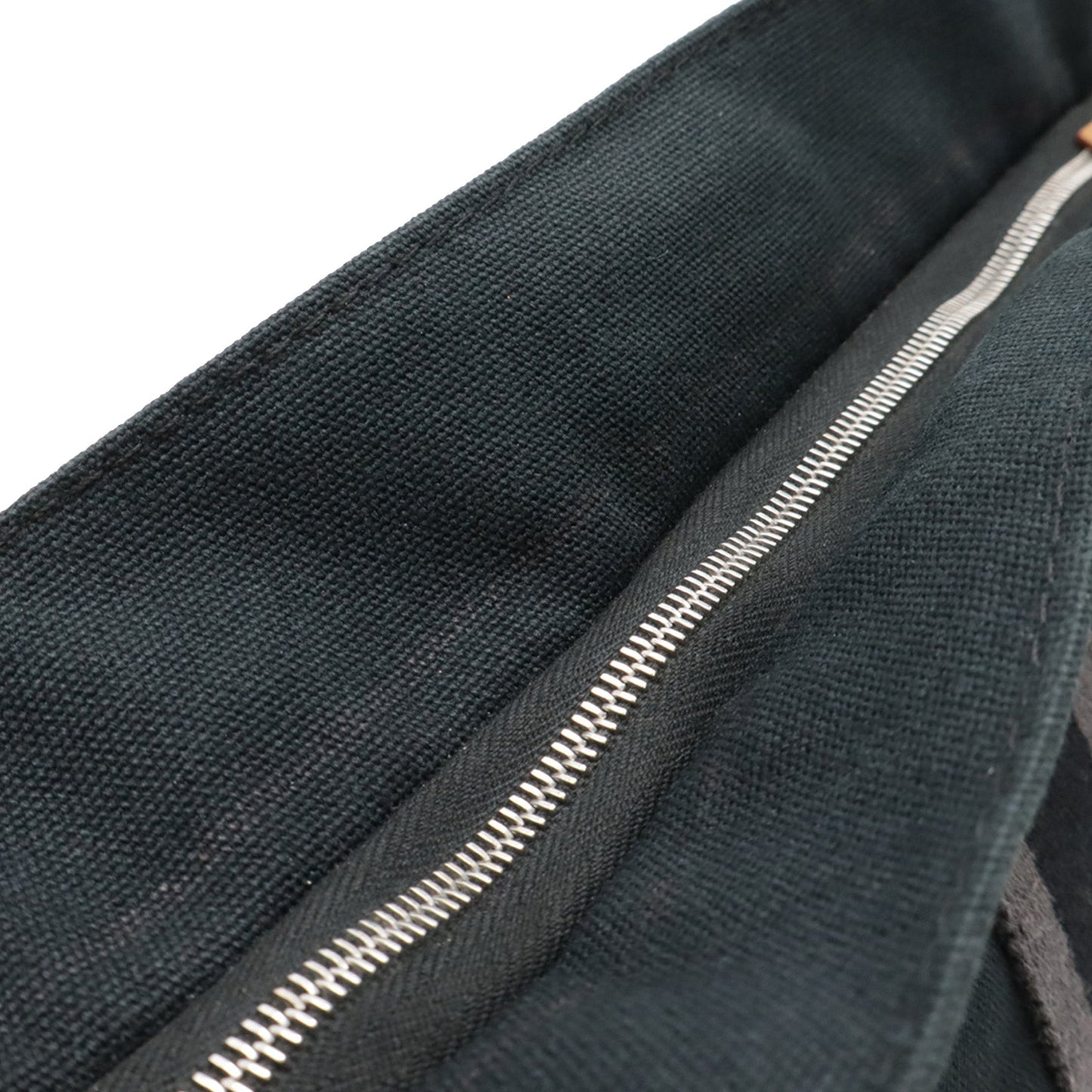 Hermès Canvas Fourre Tout Clutch