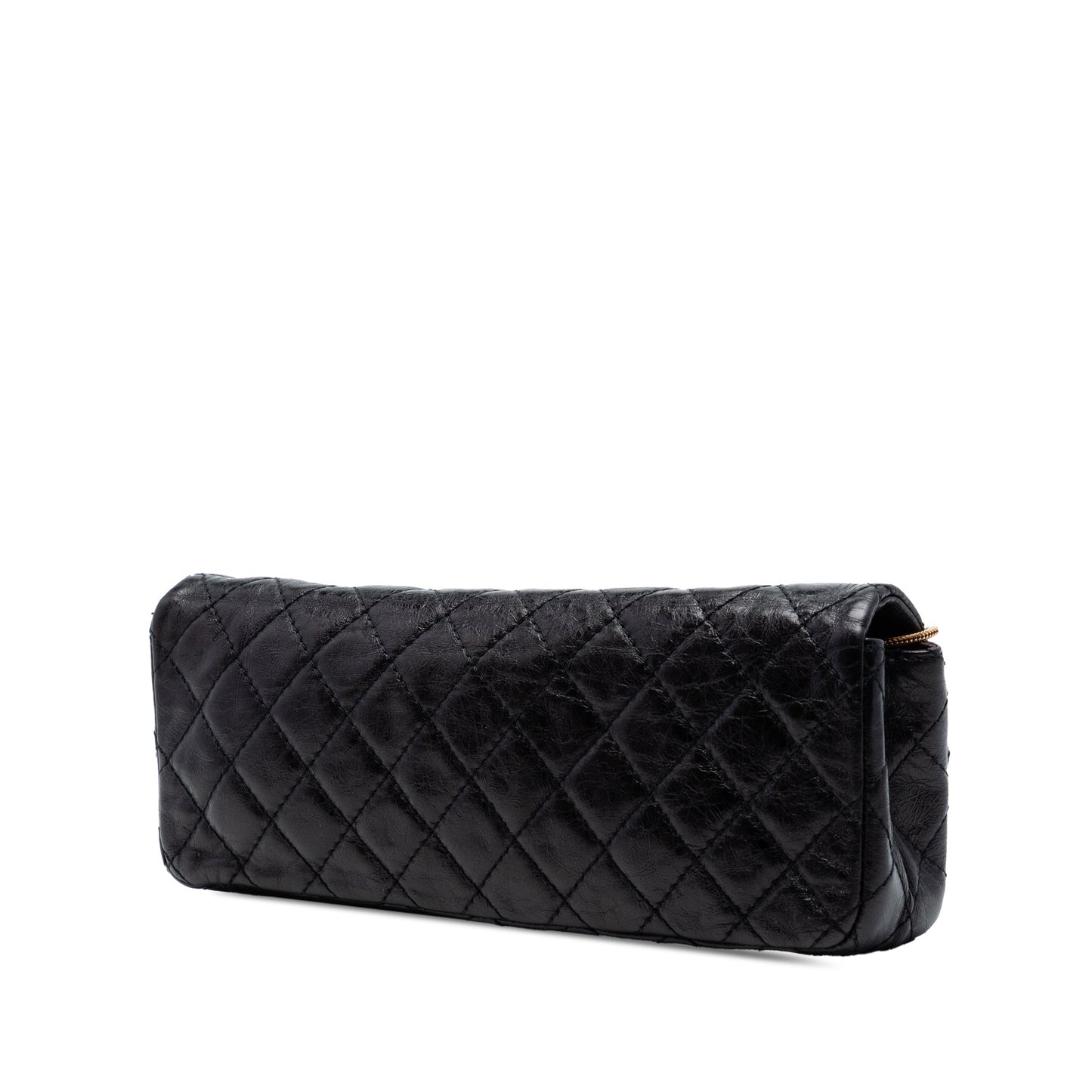 Chanel Quilted Glazed Calfskin Reissue 2.55 East West Single Flap